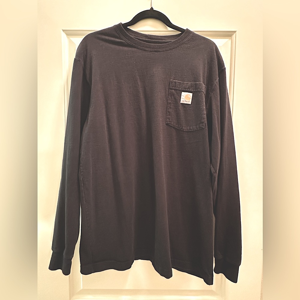Carhartt Men’s Long Sleeve Tee- Black